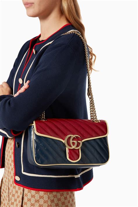 gucci marmont bag medium red|gucci marmont small matelasse bag.